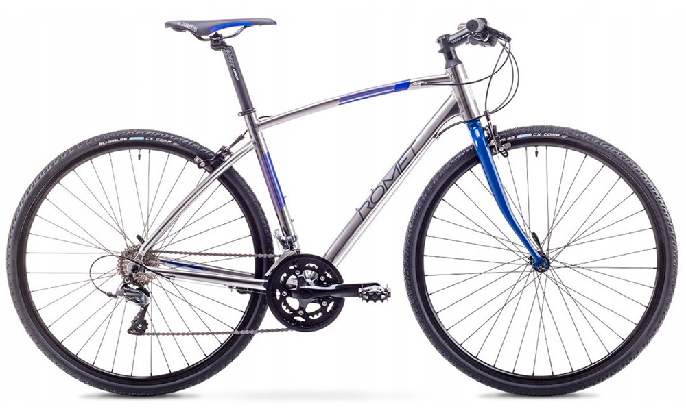 Фотографія Велосипед 28" ROMET Mistral Cross (2020) 2020 Сірий